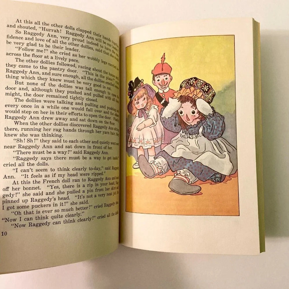 Vintage 1961 Raggedy Ann Stories By Johnny Gruelle Hardcover Book - Picture 11 of 15